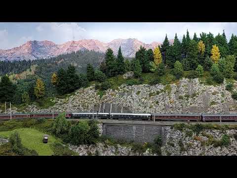 FS Italienischer Urlauberzug unterwegs nach bella Italia  - Modellismo Ferroviario  Railway