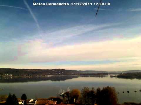 Lake Maggiore Winter day weather time-lapse by Meteo Dormelletto