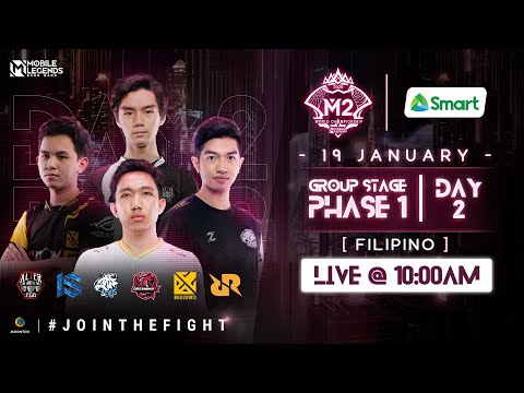 (FILIPINO) M2 Group Stage Phase 1 - Day 2 | MLBB World Championship 2020 | Singapore