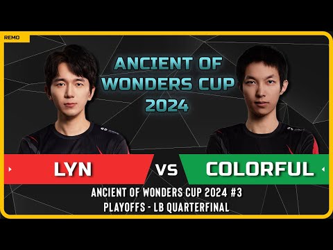 WC3 - [ORC] Lyn vs Colorful [NE] - LB Quarterfinal - Ancient of Wonders Cup 2024 #3