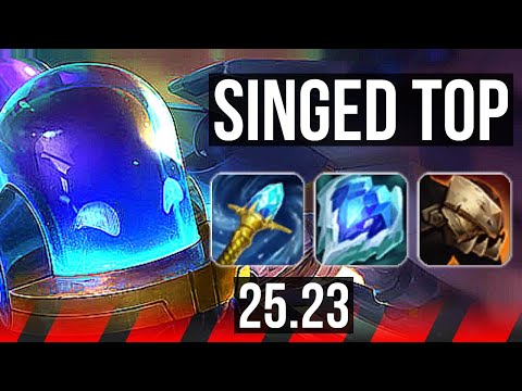 SINGED vs SETT (TOP) | EUW Diamond | 25.23