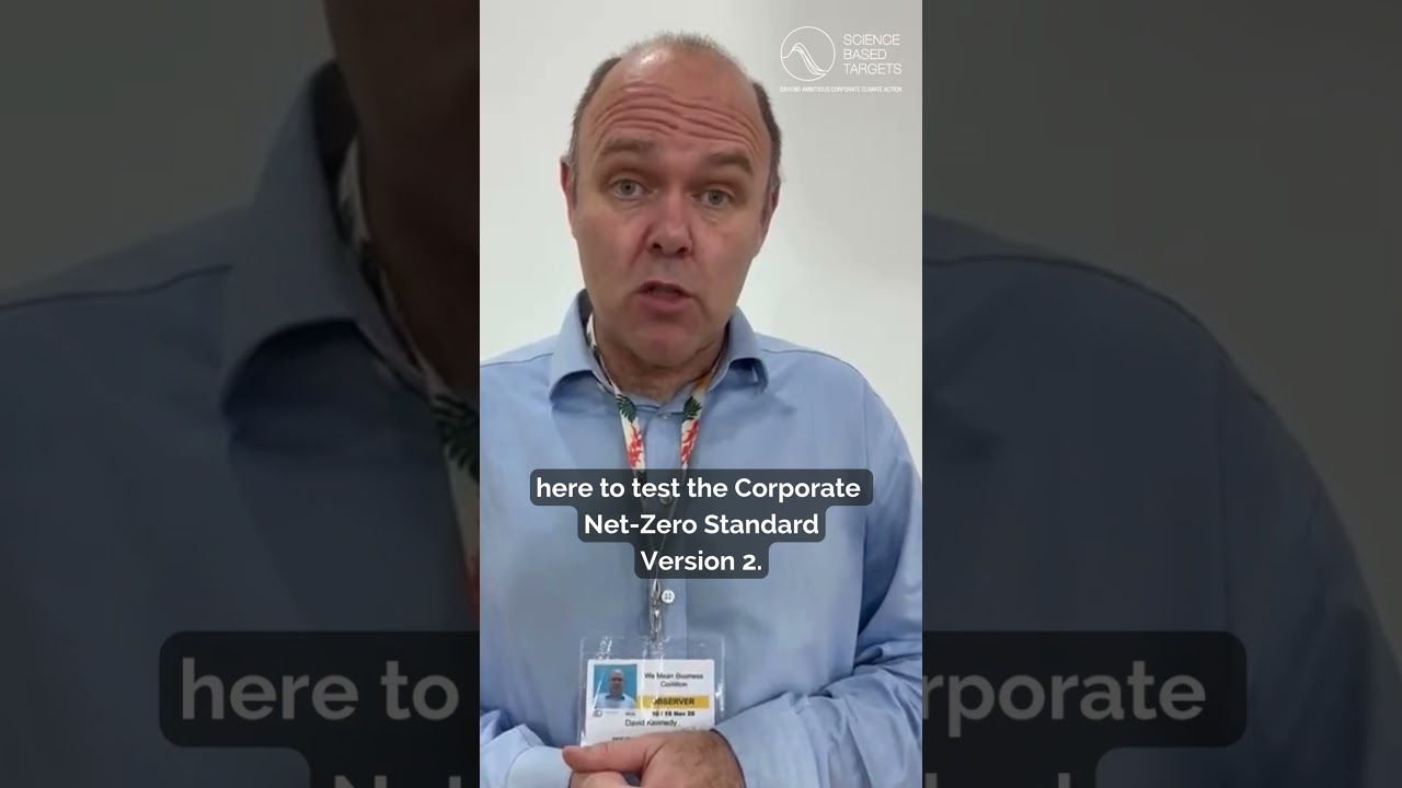 SBTi CEO David Kennedy at COP30