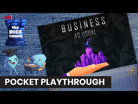 Business as Usual Board Game - Pocket Playthrough with Stella & Tarrant