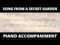 Song From a Secret Garden - Piano Accompaniment For Violin