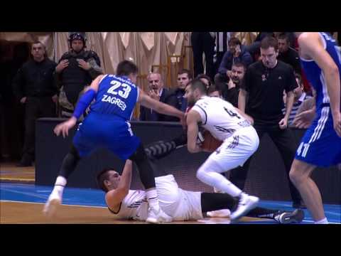 ABA Liga 2015/16, Round 19 match: Partizan NIS - Cibona (10.1.2015)
