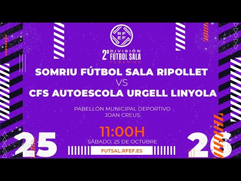 Somriu Futbol Sala Ripollet vs CFS Autoescola Urgell Linyola | Segunda División Femenina Jornada 6