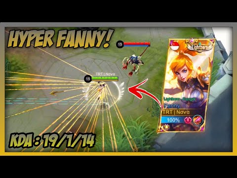FANNY HYPER CARRY MIDLANE 19 KILLS IN UNDER 7 MINUTES !  | Ranked Gameplay #1 | Mobile Legends