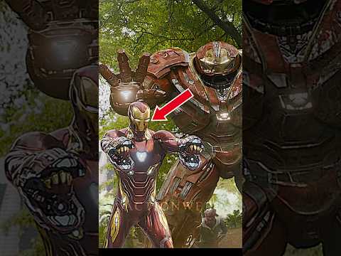 Hulkbuster Attack Hulk Ironman repulsor hidden things #shorts #actionweb