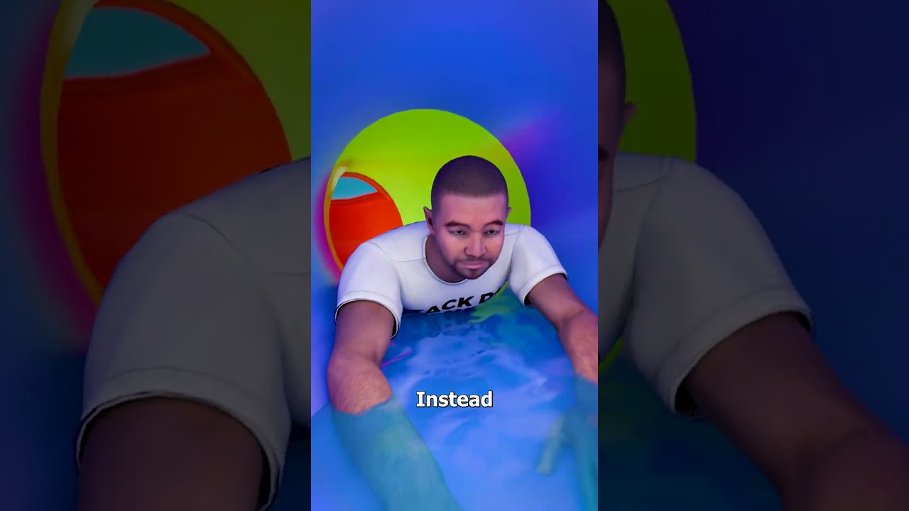 Stuck In A Water Slide 😨
