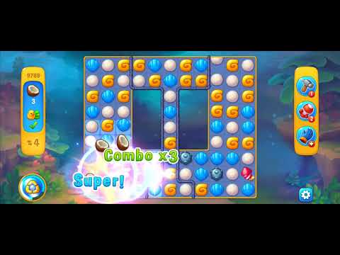 Fishdom Easy Level 9789 (with ingame lightning booster) @choraelmin