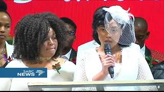 Simz bids final farewell to late husband Dumi Masilela