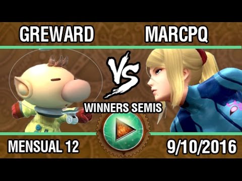[Afterlife 12] Greward (Olimar) vs marcpq (Samus Zero) SSB4 Winners Semis