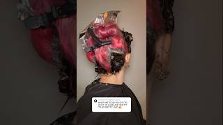 STAR SECTIONING - how I dye my hair red and black #hairdye