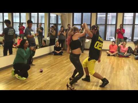 Kamacho zouk demo at NYC zouk festival
