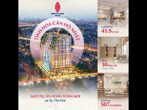 HAPPY ONE SORA THỦ ĐỨC- SỞ HỮU CĂN HỘ 2PN THANH TOÁN CHỈ 750Triệu trong 2 năm.