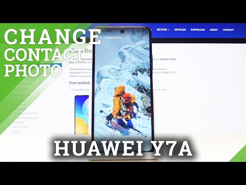 How to Add Photo to Contact in HUAWEI Y7a – Personalize Contact List