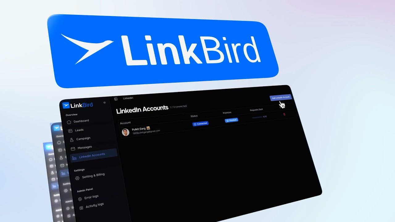 Linkbird demo video Linkbird demo video