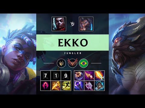Ekko Jungle vs Udyr - BR Grandmaster Patch 25.13