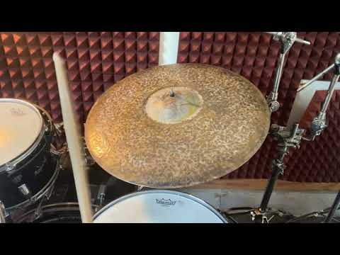 Used Meinl Prototype Byzance Dark Heavy Bell 22” Ride 2800g SOLD