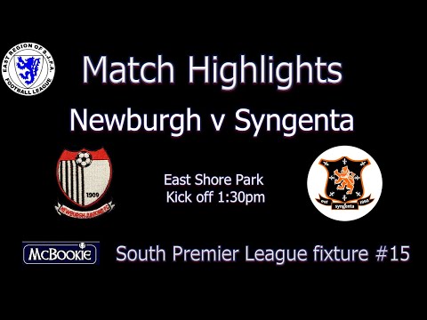 Newburgh FC match video - Newburgh v Syngenta 14th Dec 2019
