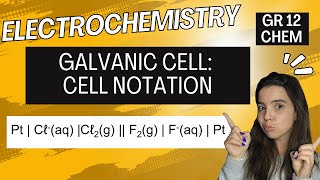 Galvanic Cell Electrochemistry: Cell notation for the galvanic cell | Grade 12 Chemistry