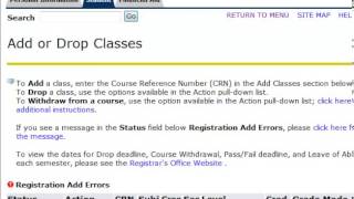 Waitlisting Feature in Banner Office of the Registrar Buffalo State