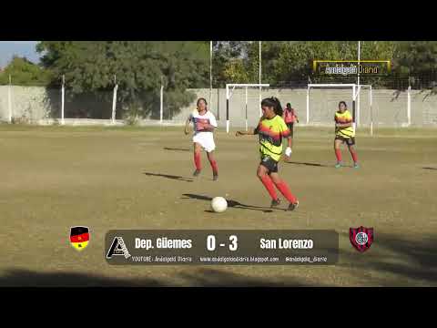 LAF:  Guemes 0 - San Lorenzo  3 (div femenina)