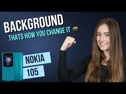 Nokia 105 - How to change the Wallpaper • 📱 • 📸 • 🖼 • | Tutorial
