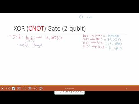 L11 - CNOT, SWAP, Phase Shift, Toffoli, Transformation a Matrix