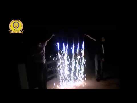 6m60s multicolor waterfall with igniter