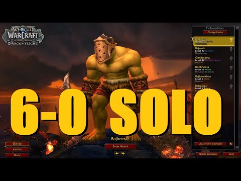 R1 Arms Warrior 6-0 Solo Shuffle Domination (1800+ MMR) - Dragonflight 10.0.7 PvP Season 1