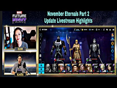 November Eternals Part 2 Update Livestream Highlights - Marvel Future Fight