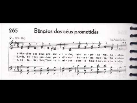 CCB - HINÁRIO 05 - HINO 265 - "BÊNÇÃOS DOS CÉUS PROMETIDAS" - by MESSIAS ULLMANN