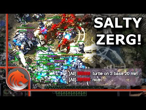 StarCraft 2: Zerg Tears After the AMAZIN' All-in!
