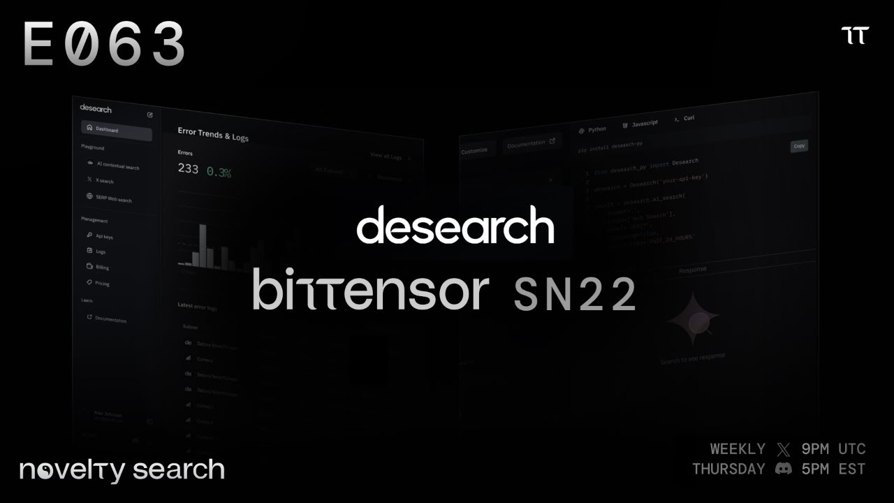 Bittensor Novelty Search :: SN22 Desearch