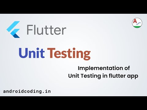Flutter unit testing tutorial for beginners || Source in description | flutter coding
