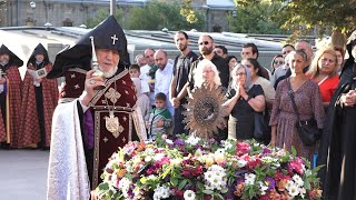 Խաչվերացի տոնին Ամենայն Հայոց Կաթողիկոսն անդաստանի կարգ է կատարել