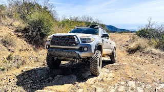 EASY 4X4 TRAIL IN SANTA BARBARA, CA!! WEST CAMINO CIELO! 3RD GEN TACOMA TRD OFF-ROAD. PT 2