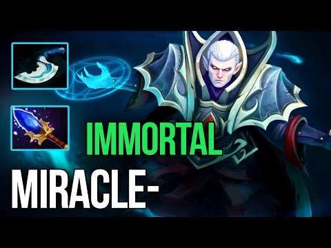 Miracle- 9k MMR Carry Immortal Invoker Gameplay Dota 2