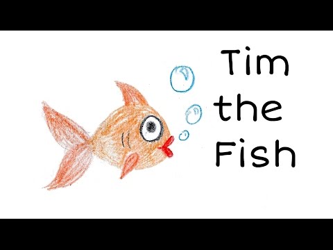 Tim The Fish - Read Along Story: English ESL video lessons