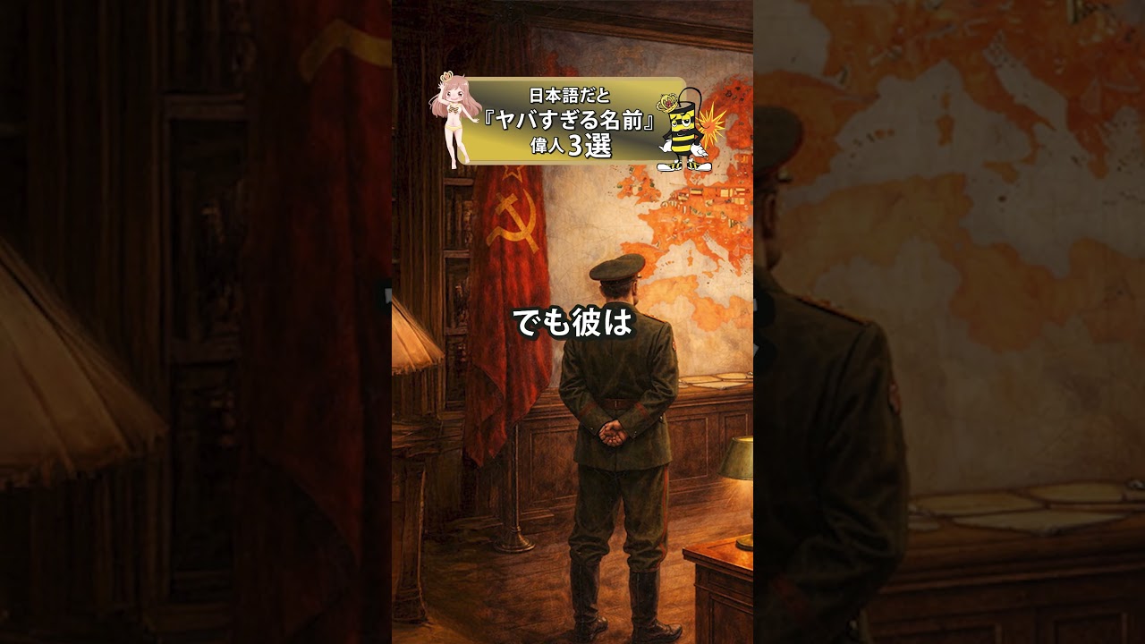 【爆笑】日本語だと「ヤバすぎる名前」の偉人たち3選 1