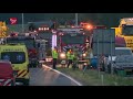 A6 bij Bant hele dag afgesloten geweest na ongeval met tankauto
