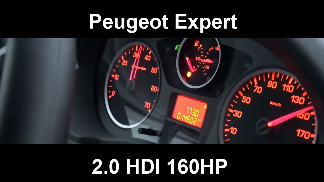 Peugeot Expert 2.0 HDI 160HP 0-100 km/h