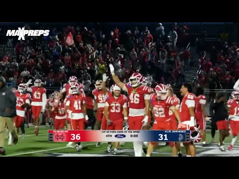 Mater Dei STUNS St John Bosco with 21-point comeback 🤯 🏈