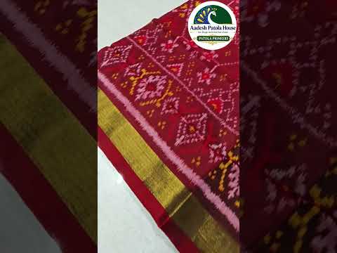 Coffee Colour Navratan Motifs Single Ikat Dress Dupatta