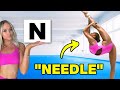 PICK A LETTER DO THE GYMNASTICS TRICK