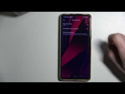Opera GX Android - How to Enable & Disable Cookie Dialogs