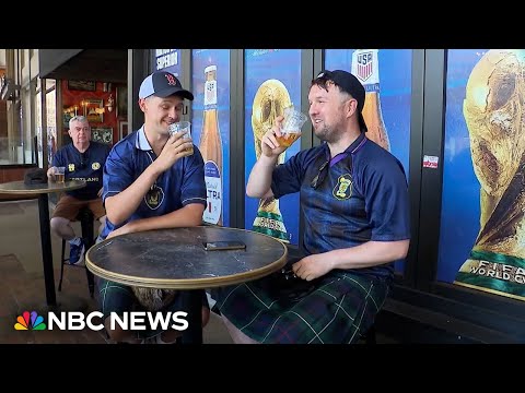 Are Scottish soccer fans drinking all of the beer in Boston?