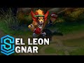 El Leon Gnar Skin Spotlight - League of Legends
