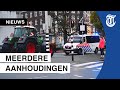 Boer vlucht voor politiebus bij protest Den Haag